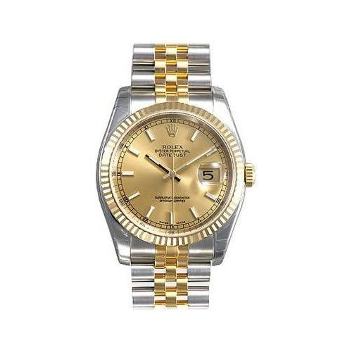Rolex Date  Watch &ndash; Silver,Gold