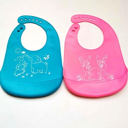 Silicone Bib Children's Saliva Towel Silicone Three-Dimensional Feeding Bib Bib Baby Silicone Bib Waterproof Disposable