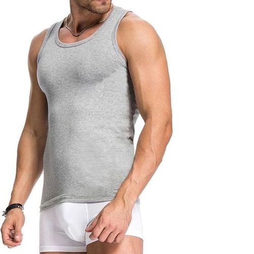 Men's Comfort Cotton Sleeveless Tank Top Shirt Men Vest
