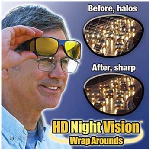 Drive SAFELY with Night Driving Anti Glare Vision UV400 Sunglasses goggles