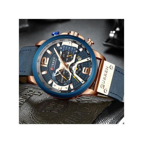 Curren Casual Smart Men's Quartz Wristwatch - Blue