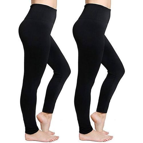Other 2 Pack Women's Cotton Leggings-Black.