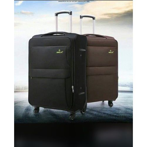 Strong Fabric Travel Suite Case - Black Color