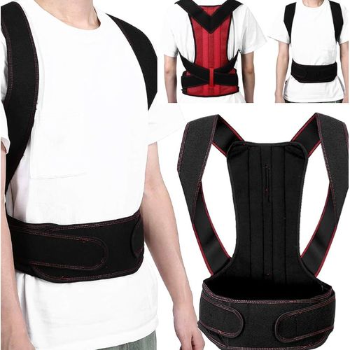 Original Back Pain Relief And Good Posture Belt In Various Colors - Black, White, Red, etc