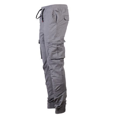 Men's Khaki Track Pants - Grey