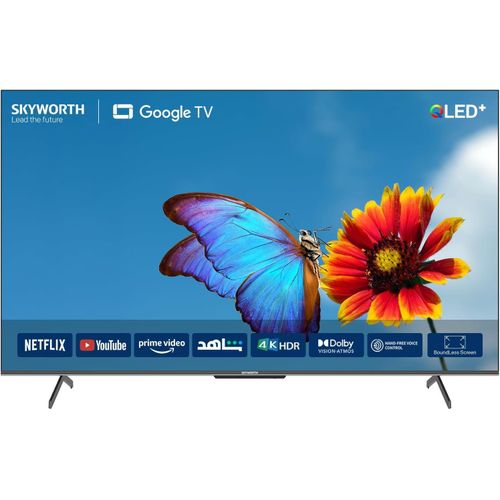 Skyworth 85 Inch 4K QLED HDR4K UHD SMART Google TV  - 3 Years Warranty
