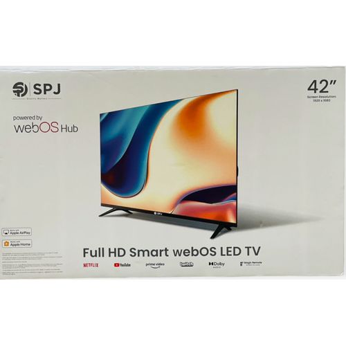 SPJ 42 Inch Full HD Smart WebOS LED TV - Black