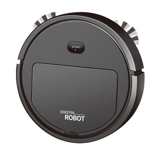 Smart Robot Vacuum Cleaner 3 In 1 Household Cleaning Machine - Black