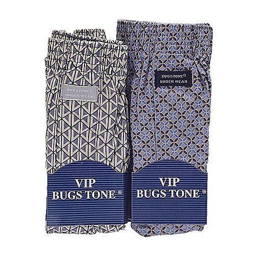 Bug Stone Pack of 2 Men's Cotton Boxer VIP - Multicolour, Colour May Vary