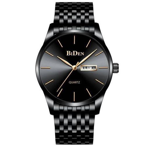 Biden Analog Dated Water Resistant Mens Quartz Watch - Black
