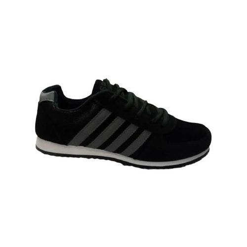 Men's Sport Lace Up Sneaker - Black,Grey