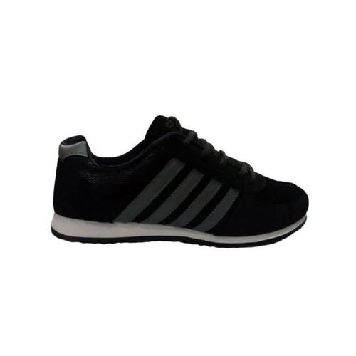 Men's Sport Lace Up Sneaker - Black,Grey