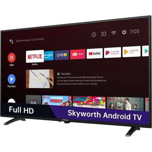 Skyworth 32 inch Smart TV, 720P Roku Google TV with Chromecast Built-in, Android LED TV