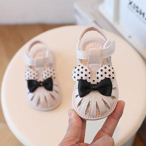 Girls' Summer Sandals 12 Year Old Little Girl Baby Princess Shoes Infant Soft Sole Walking Shoes Baotou Sandals
