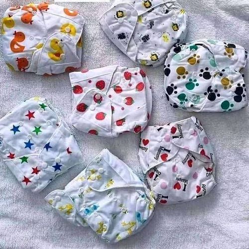Baby Reusable Washable Pocket Nappy Diapers Adjustable Cloth - Muticolor