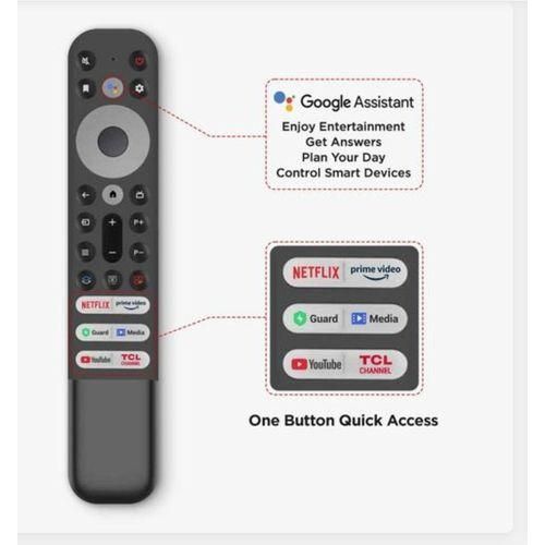 TCL  Inch Smart TV Google Certified Android Smart LED Free To Air TV - Black