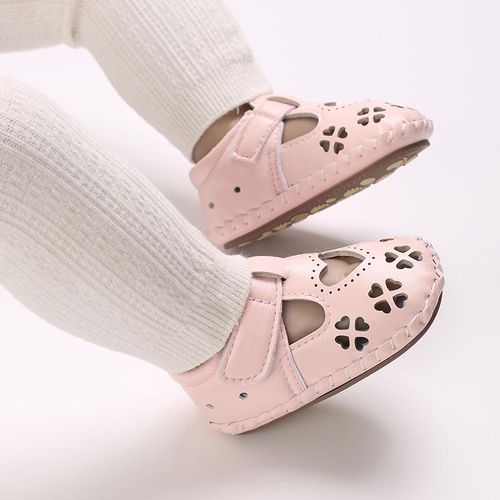 Spring/Summer Girl Baby Sandals Soft Rubber Sole Anti Slip Hollow Sandals Lightweight And Durable Walking Shoes