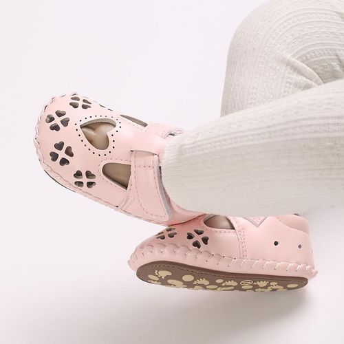 Spring/Summer Girl Baby Sandals Soft Rubber Sole Anti Slip Hollow Sandals Lightweight And Durable Walking Shoes