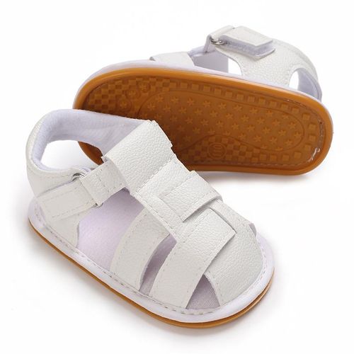 Summer Baby PU Leather Sandals Soft Rubber Soled Walking Shoes