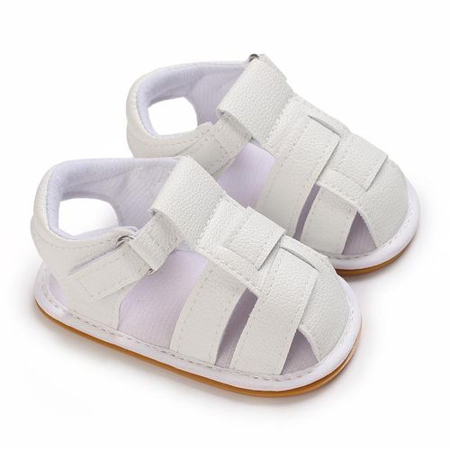 Summer Baby PU Leather Sandals Soft Rubber Soled Walking Shoes