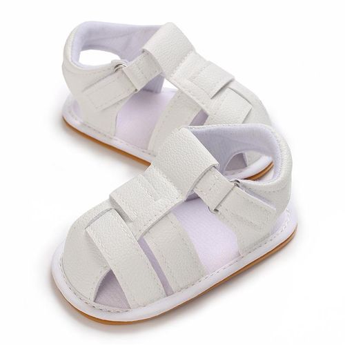 Summer Baby PU Leather Sandals Soft Rubber Soled Walking Shoes