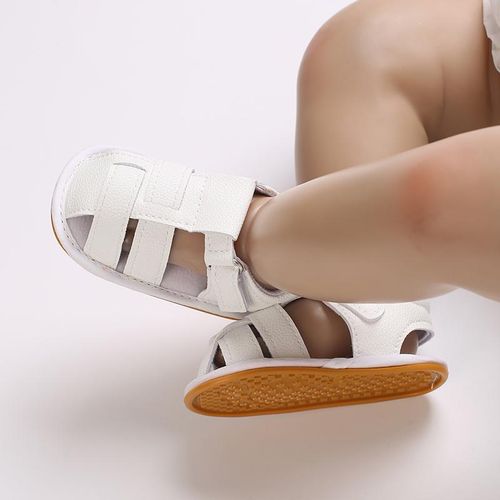 Summer Baby PU Leather Sandals Soft Rubber Soled Walking Shoes