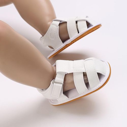 Summer Baby PU Leather Sandals Soft Rubber Soled Walking Shoes