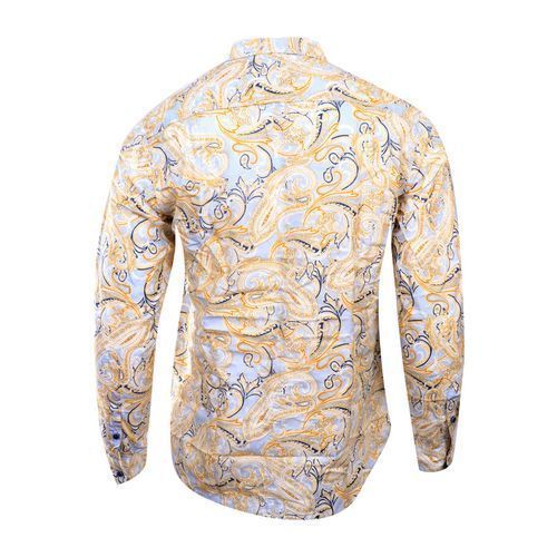 Men's Long Sleeved Formal Shirt - Floral Design Varies