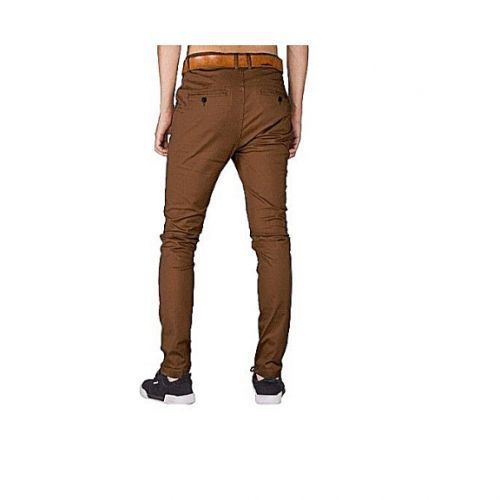 3 Pack of Men's Khaki Stretcher Trousers - Multi-color