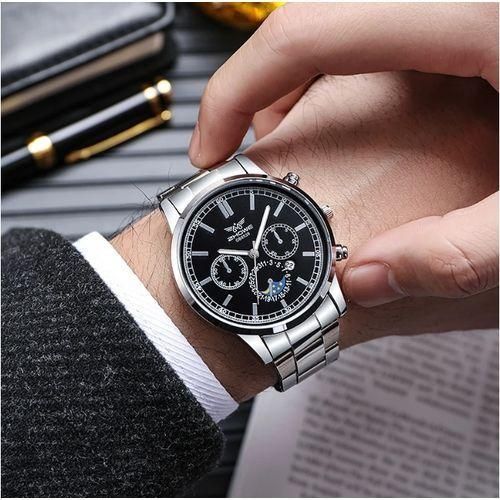 Men Wristwatch Calendar Date Fashion Quartz Watch For Men