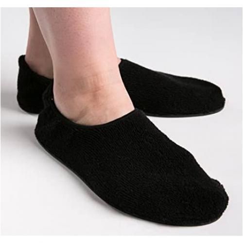 Pack of 6 Moccasin Socks - Black