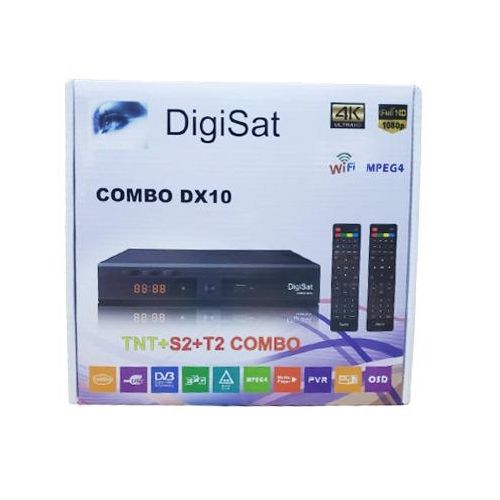 Digisat Combo T2 and S2 Satellite Receiver/Decoder DX10
