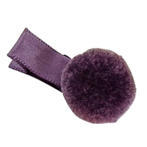 Festival Girls Headdress Kids Hair Ball Hair Band Lovely Dark Purple