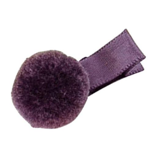 Festival Girls Headdress Kids Hair Ball Hair Band Lovely Dark Purple