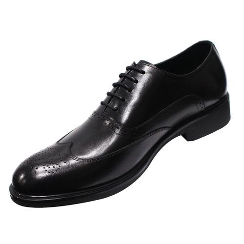 Lace-up Oxford Shoes - Black