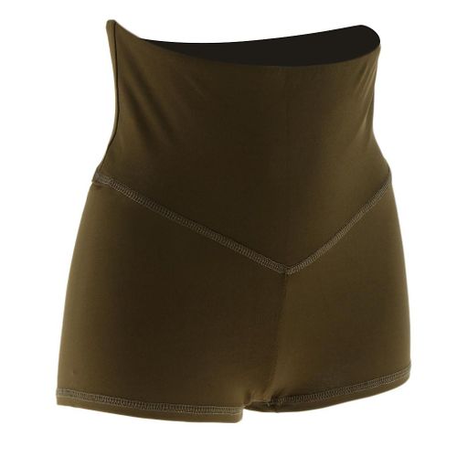 Women's Stretch High Waist Gym Yoga Sport Shorts Dance Run M Green