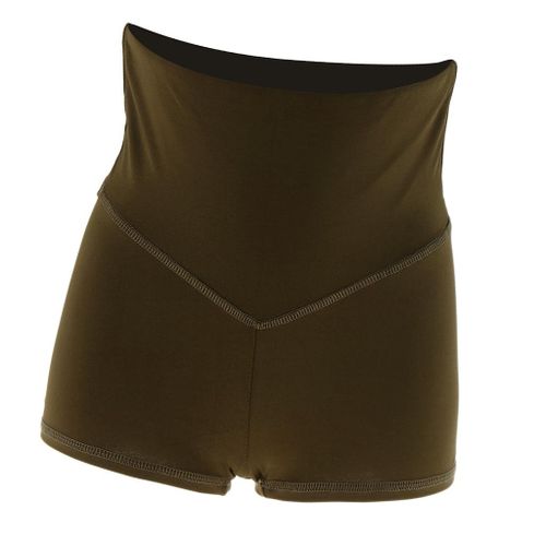 Women's Stretch High Waist Gym Yoga Sport Shorts Dance Run M Green