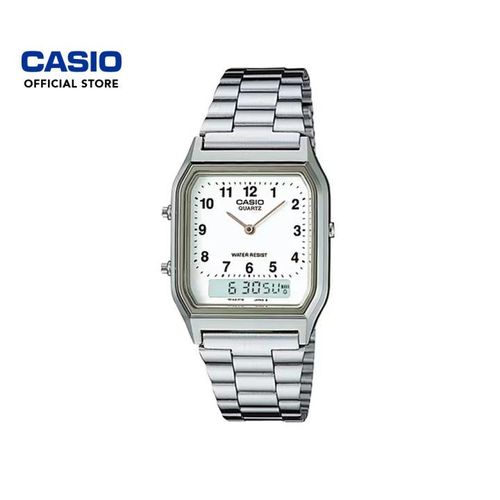 Enticer Men's Analog & Digital White Dial Watch-MTP-B205D-7EDF-Grey