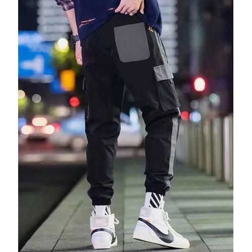 Casual Pants Men Baggy Straight-leg Casual Pants With Trend Men Pants