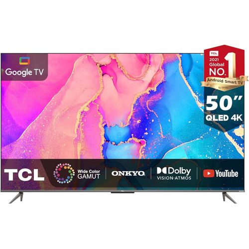 TCL 50 Inch 4k Quantom Dot QLED Google Smart Tv 3 Years Warranty