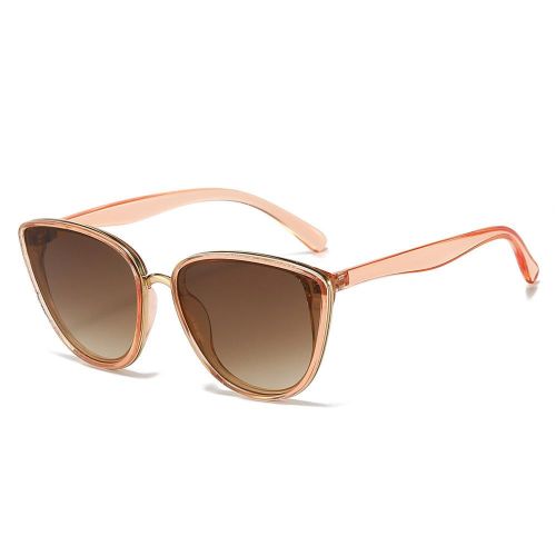 2024 Fashion Kitten Glasses Frame Golden Edge Sunglasses Female Trend Show Temperament Wild Sunglasses Men Wholesale