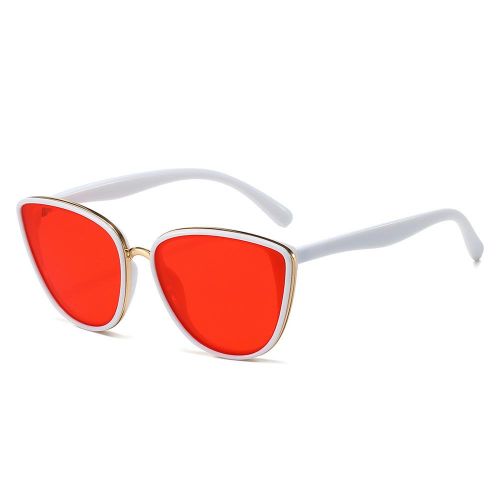 2024 Fashion Kitten Glasses Frame Golden Edge Sunglasses Female Trend Show Temperament Wild Sunglasses Men Wholesale