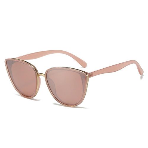 2024 Fashion Kitten Glasses Frame Golden Edge Sunglasses Female Trend Show Temperament Wild Sunglasses Men Wholesale