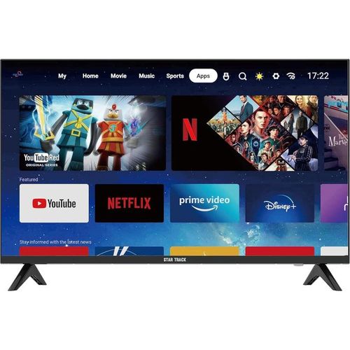 Smartec 32 Inch HDR LED Smart Android TV - Black