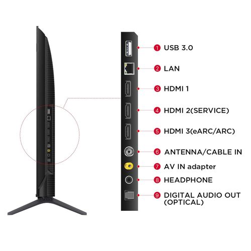 TCL 32 Inch FHD Digital TV With Inbuilt Free To Air Decoder 3 Years Warranty