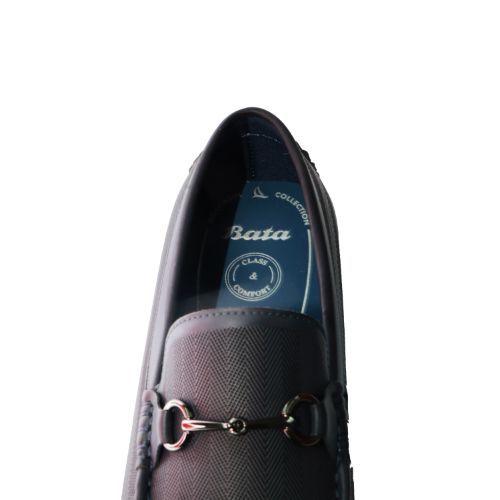 Bata Xlight Mens Casual Moccasin Shoes 8519300- Navy Blue