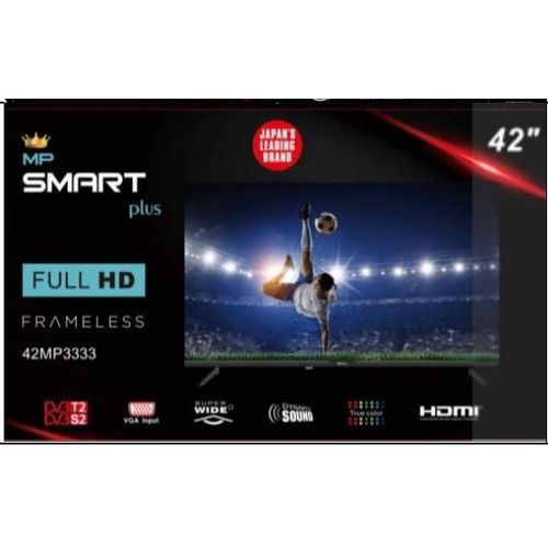 Smartplus 42 Inch Full HD LED Digital Frameless TV – Black.