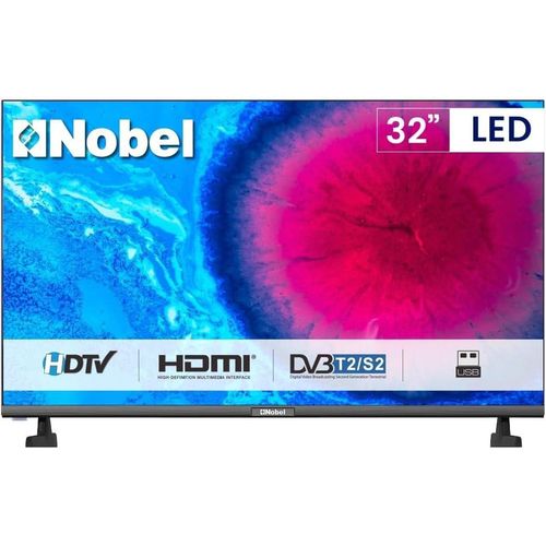 Nobel 32 inch HD Digital Free To Air TV - Black 1 Year Warranty