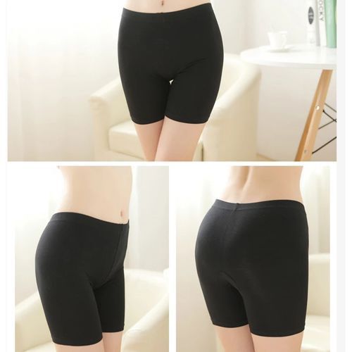 Cotton Underwear  Pant For Girls And Women To Replace Your Pettycoat-Black