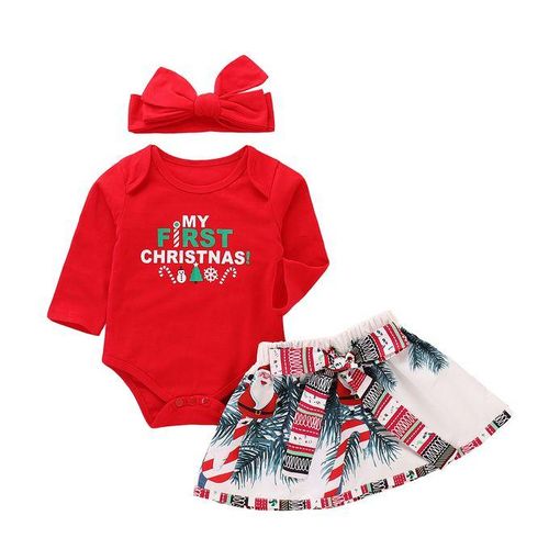 Newborn Romper Cartoon Outfit Infant Christmas Costume